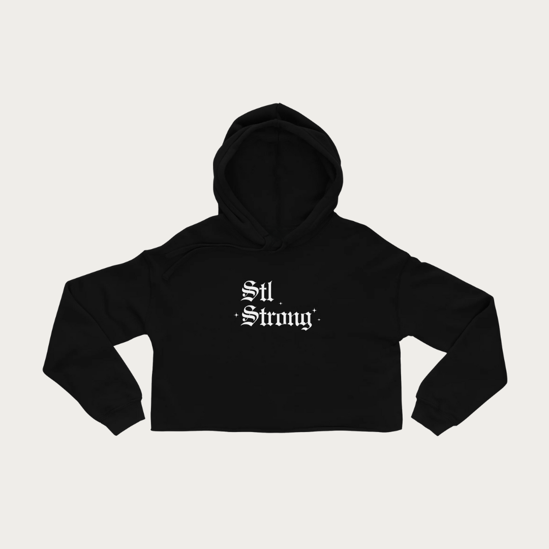Stl Strong Crop Hoodie
