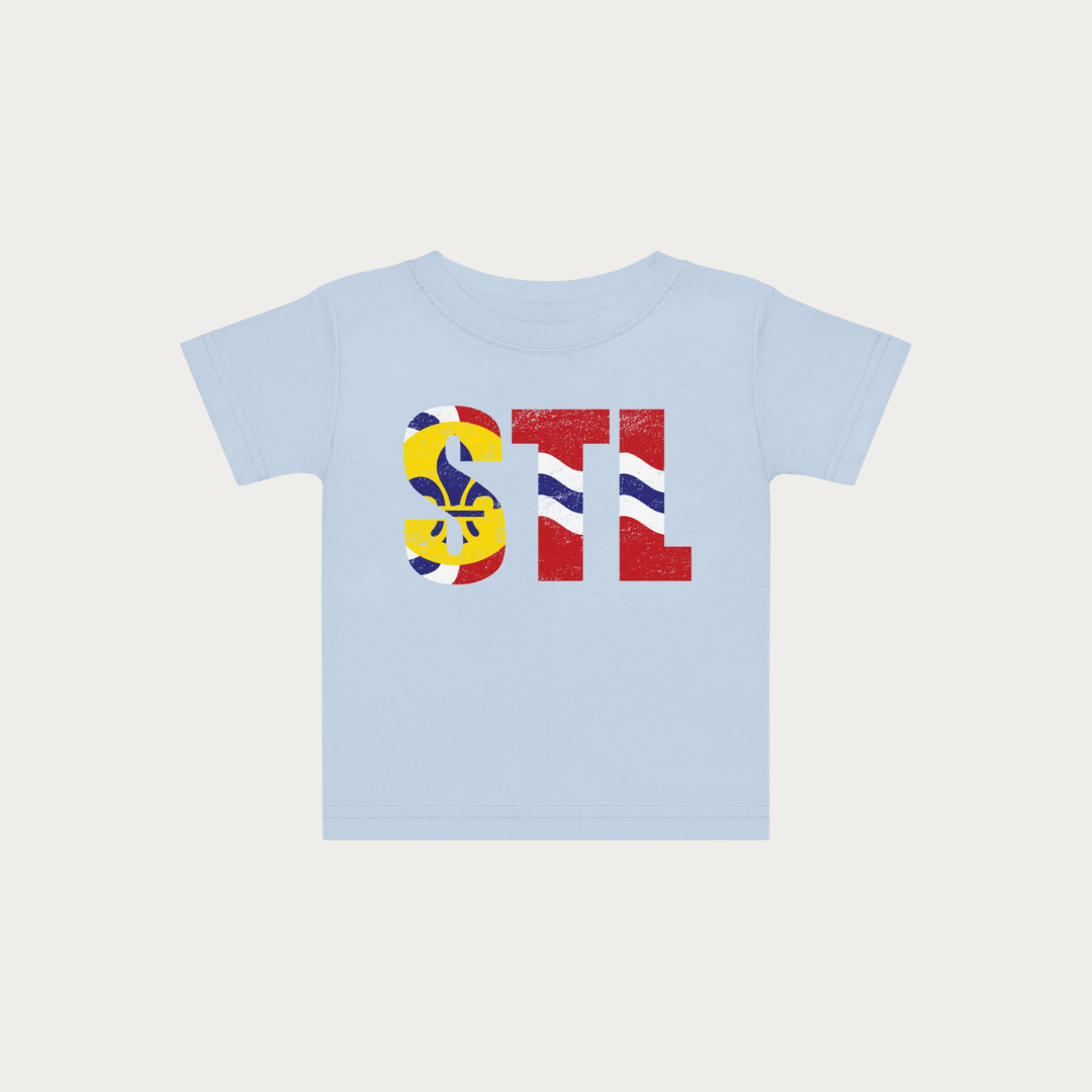 Baby STL Flag t-shirt