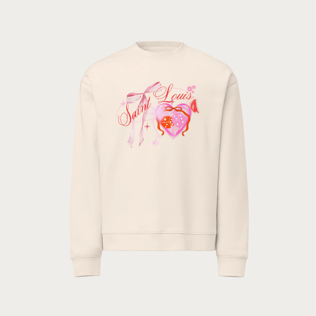 Hearts crewneck sweatshirt