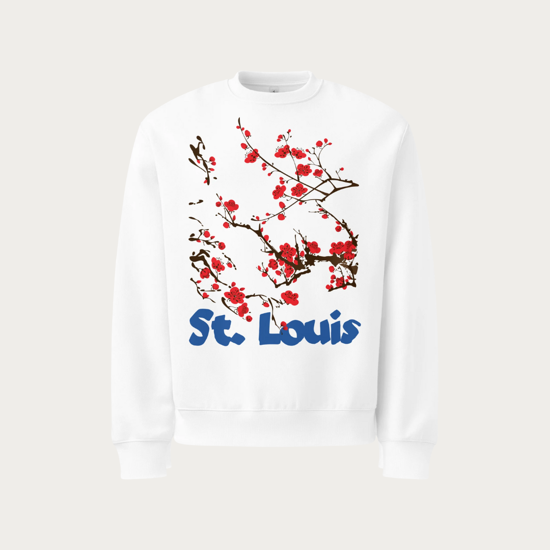 Cherry Blossom Oversized heavyweight sweatshirt