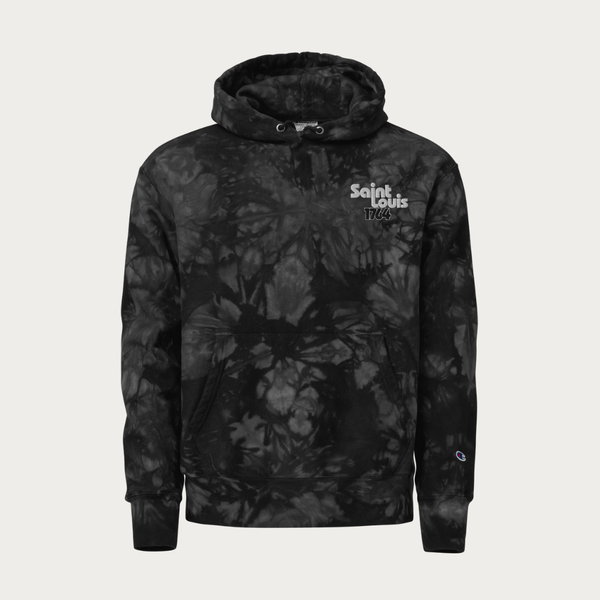1764 Embroidered Unisex Champion tie-dye heavyweight premium hoodie