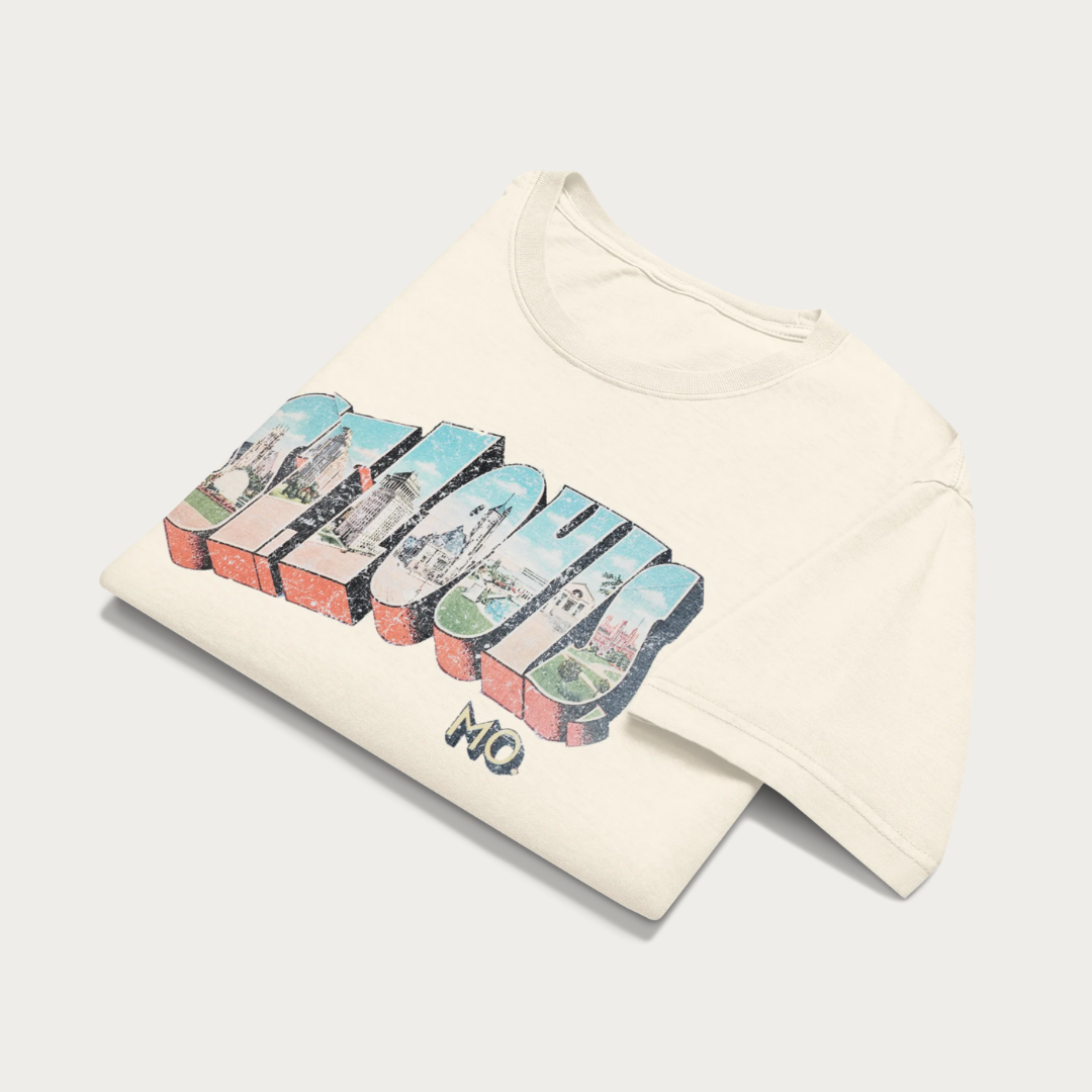 Postcard oversized t-shirt