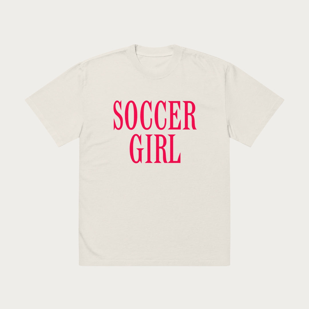 Soccer GIRL Oversized t-shirt