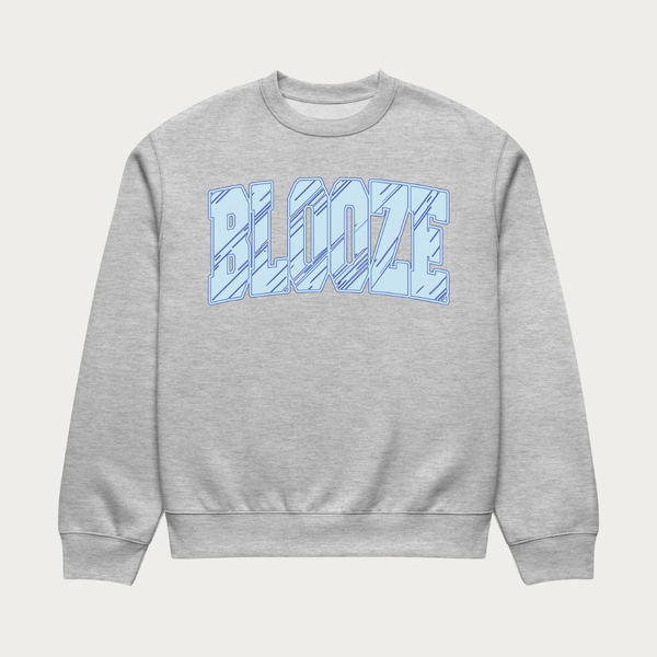 Scraped Blooze Ash Oversized heavyweight sweatshirt