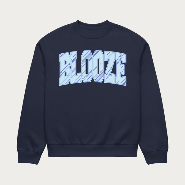 Scraped Blooze Ash Oversized heavyweight sweatshirt