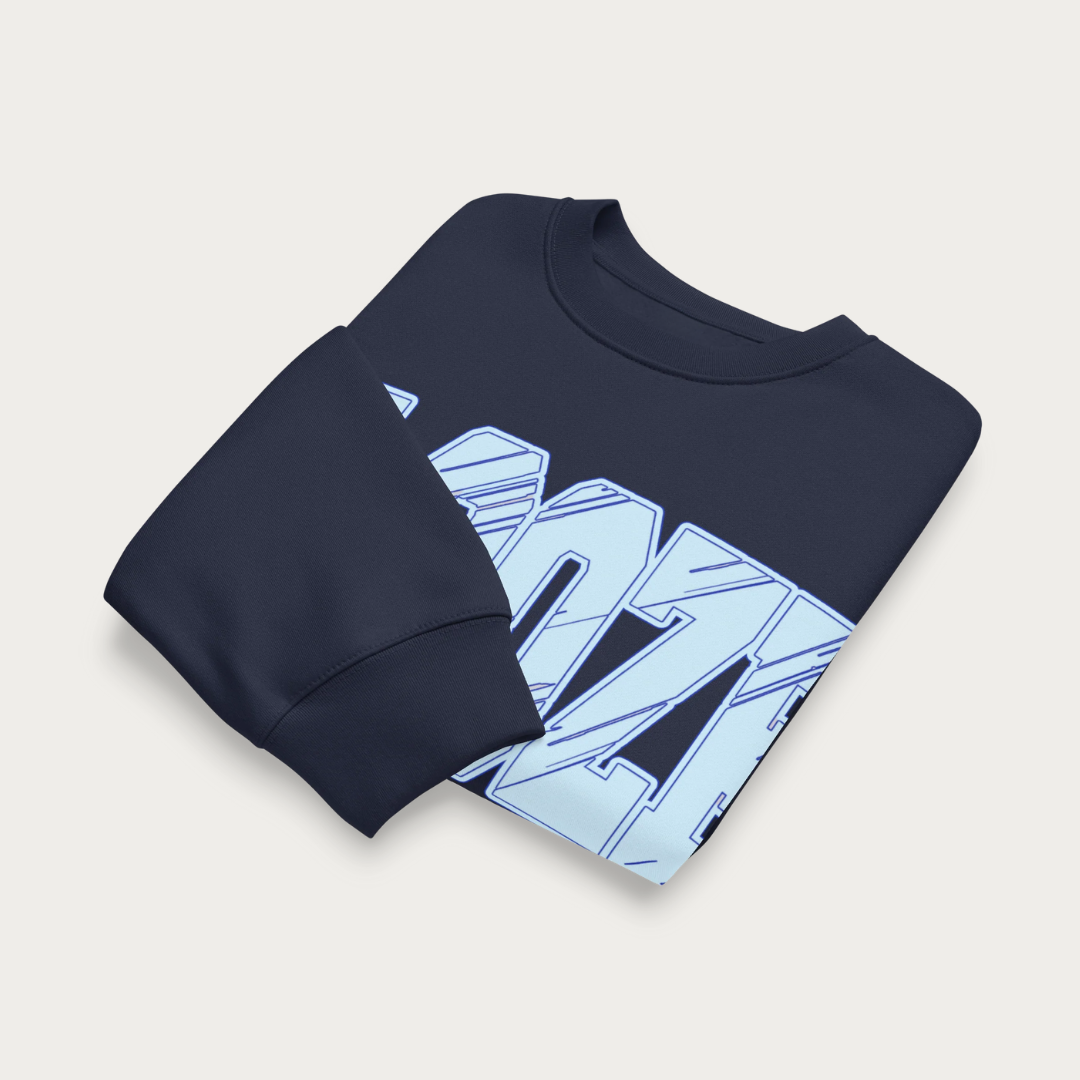 Scraped Blooze Ash Oversized heavyweight sweatshirt