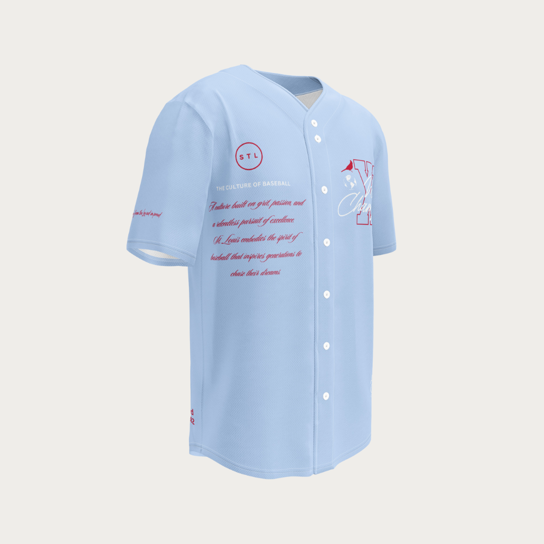 Baby Blue STL Baseball jersey – Arch Apparel