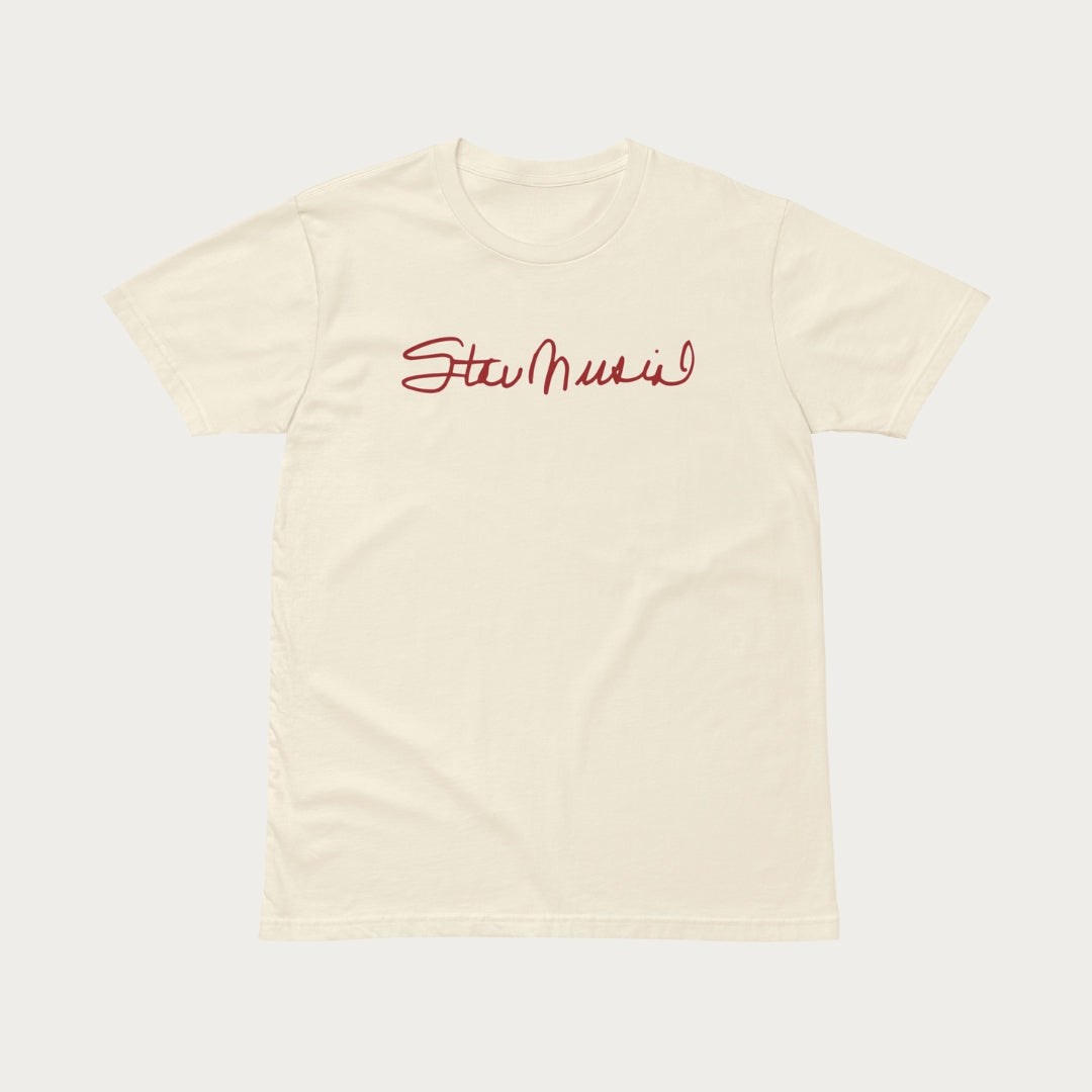 Stan Musial signature premium tee