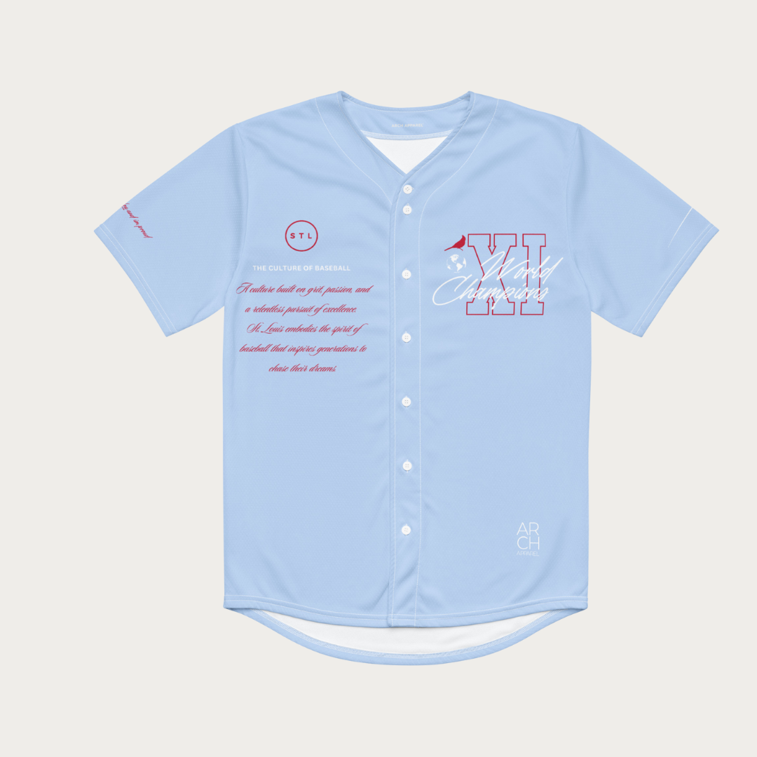 Baby Blue STL Baseball jersey – Arch Apparel
