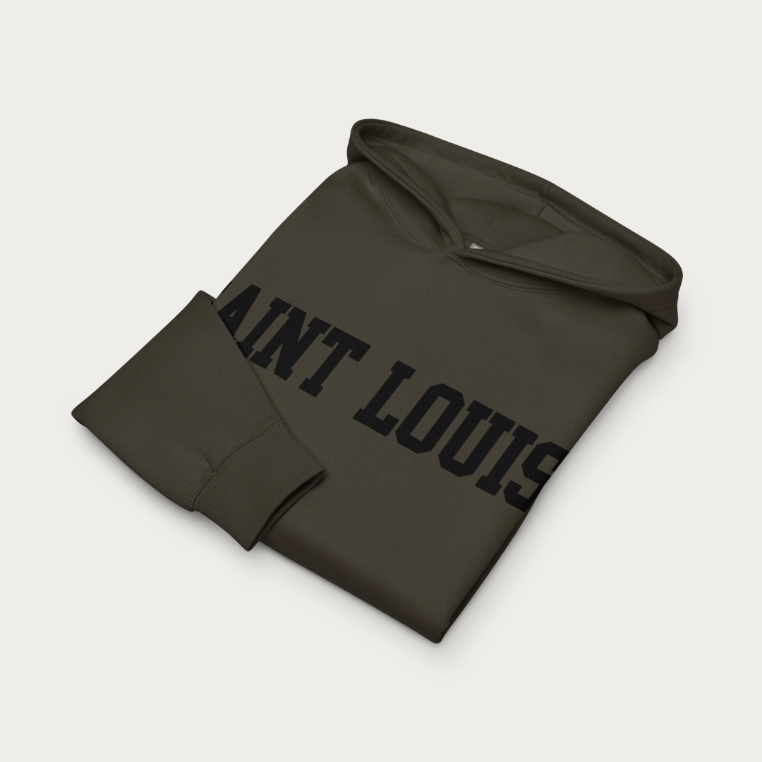 Varsity Blackout box hoodie