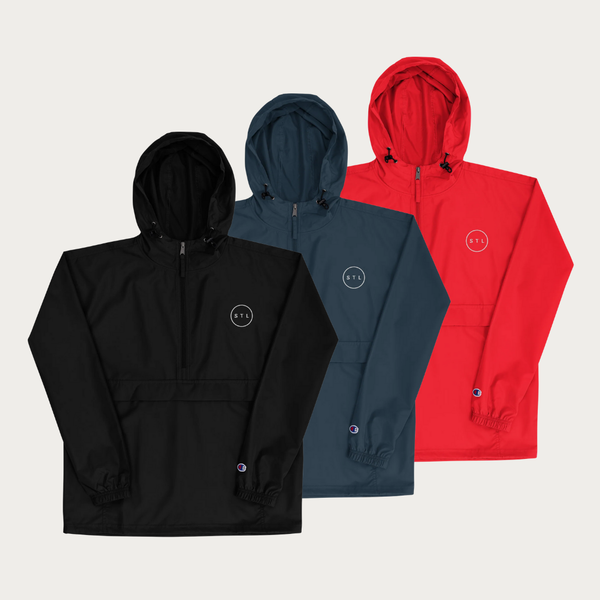 City Circle Embroidered Champion Packable Jacket