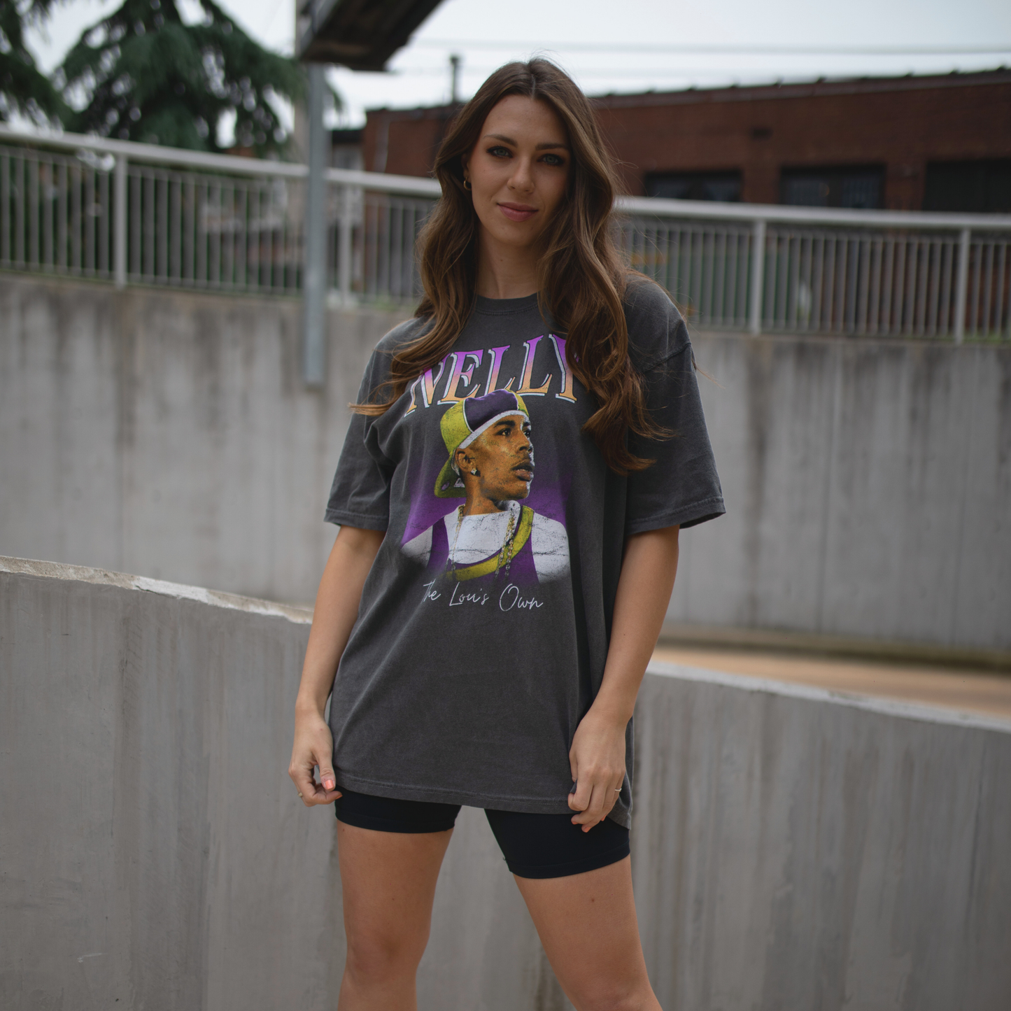 Nelly vintage garment-dyed t-shirt