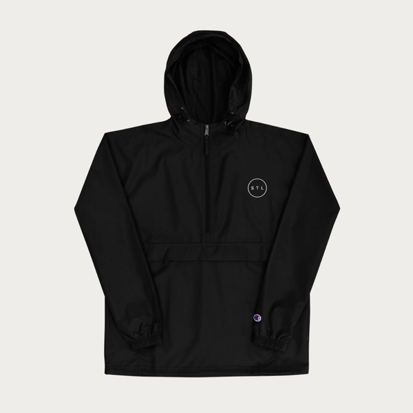 City Circle Embroidered Champion Packable Jacket