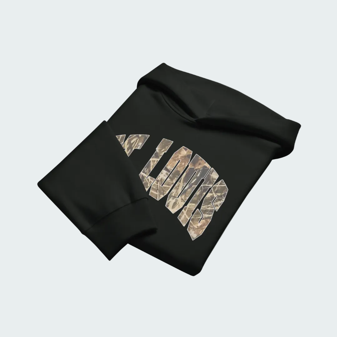 Camo Collegiate Oversized heavyweight hoodie