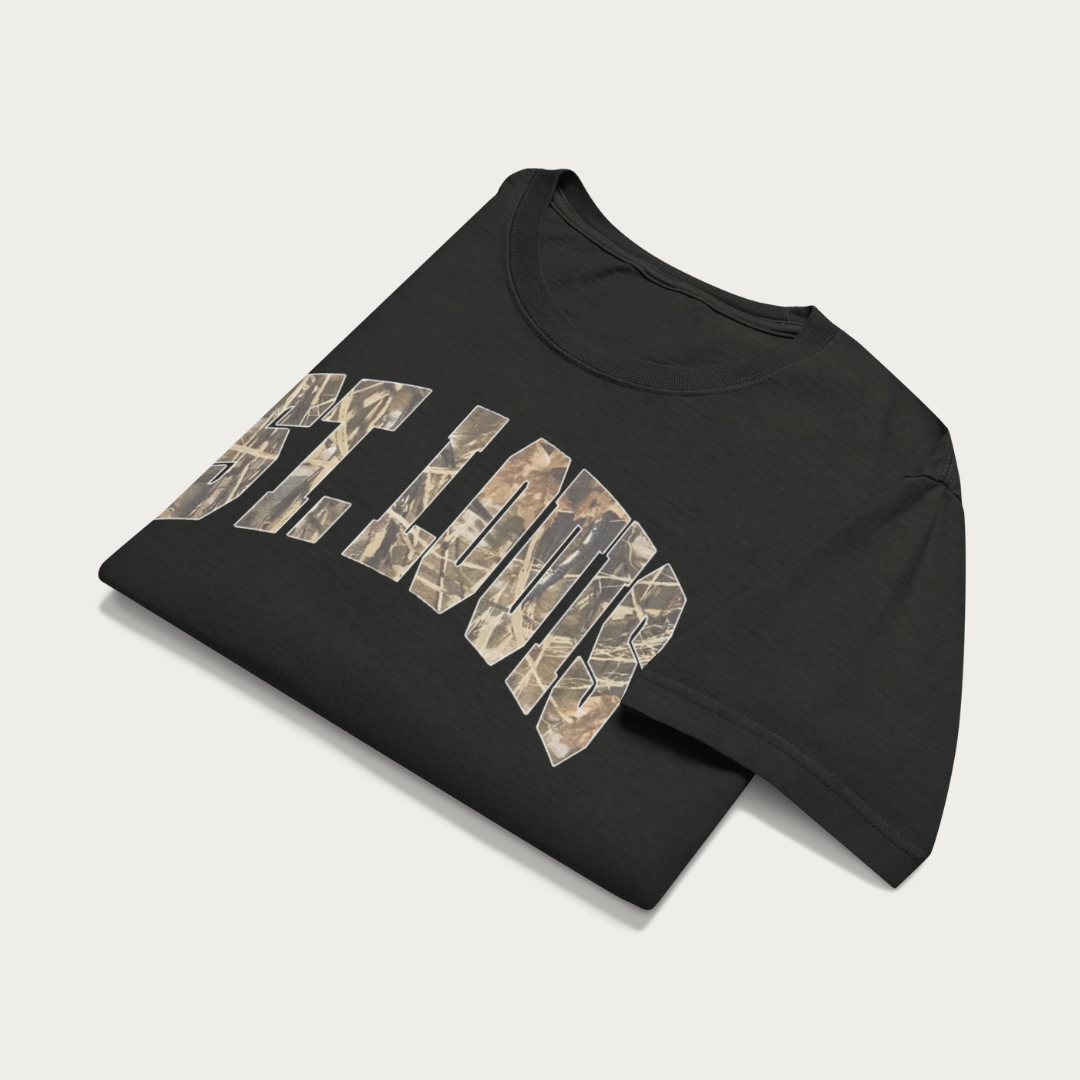 Camo Collegiate black Unisex oversized t-shirt