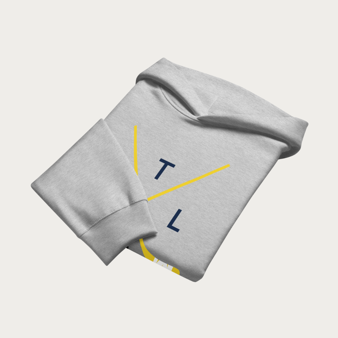 Crossed Sticks Oversized heavyweight hoodie