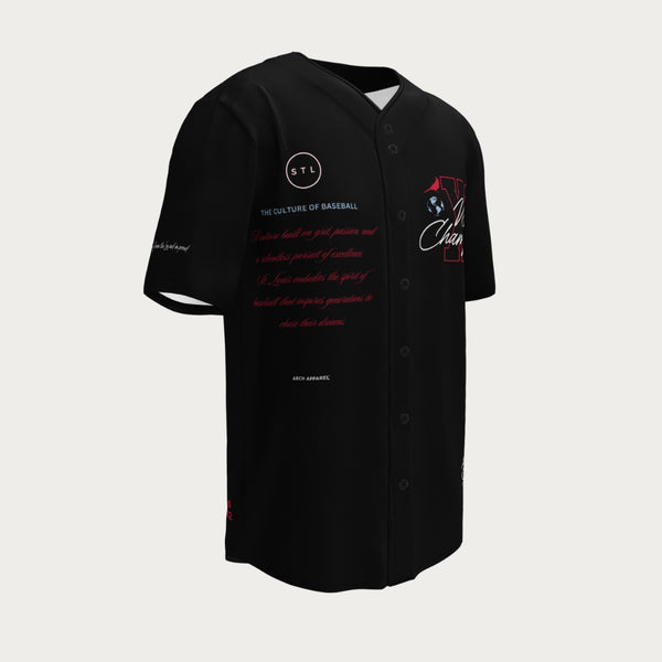 Black STL Baseball jersey