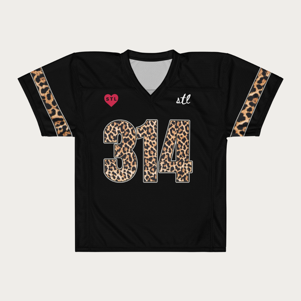 Leopard 314 American football jersey