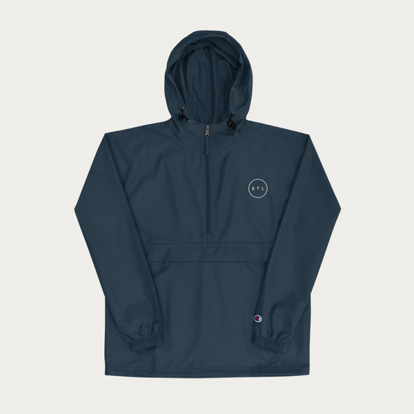 City Circle Embroidered Champion Packable Jacket
