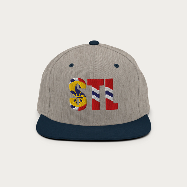 STL Flag Snapback Hat