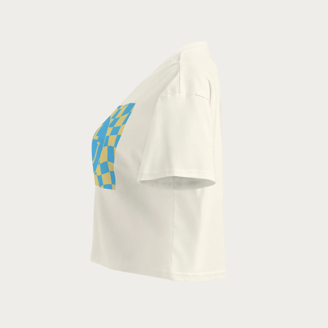 Smiley Women’s crop top