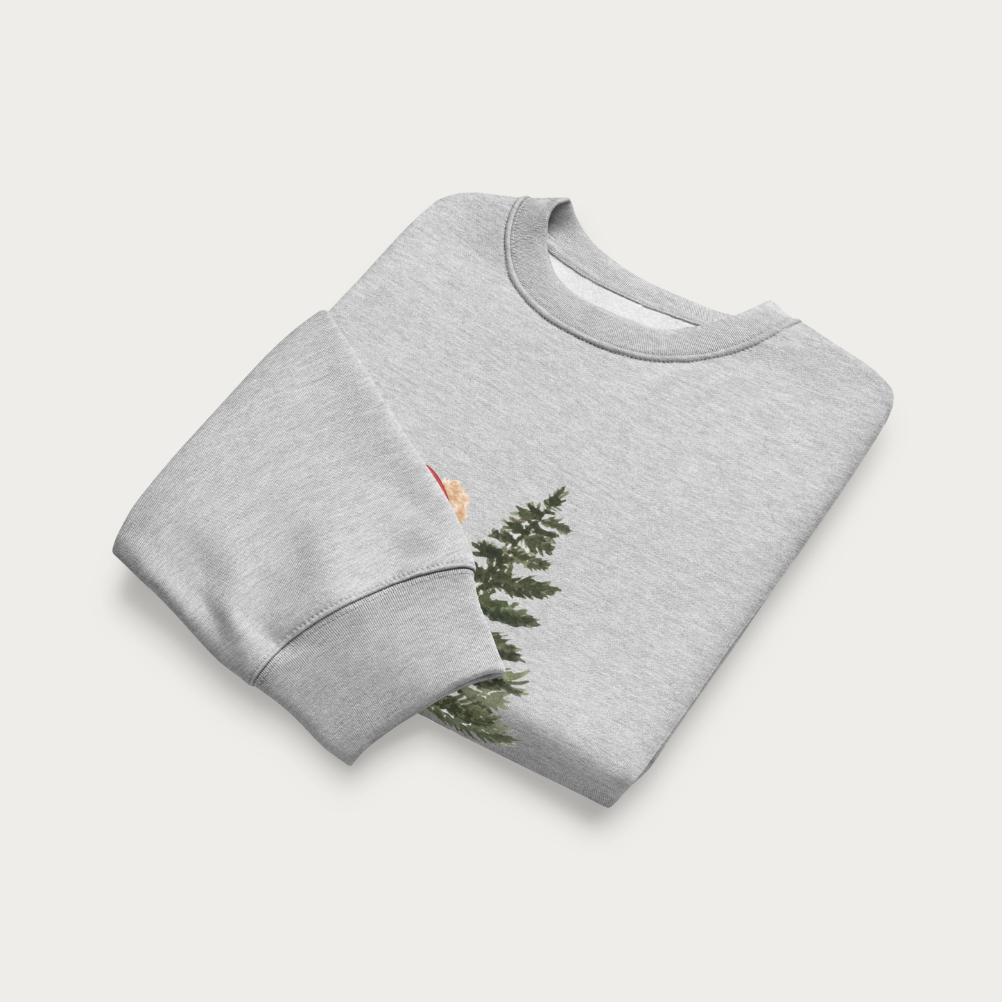 Holiday Bear Oversized heavyweight sweatshirt