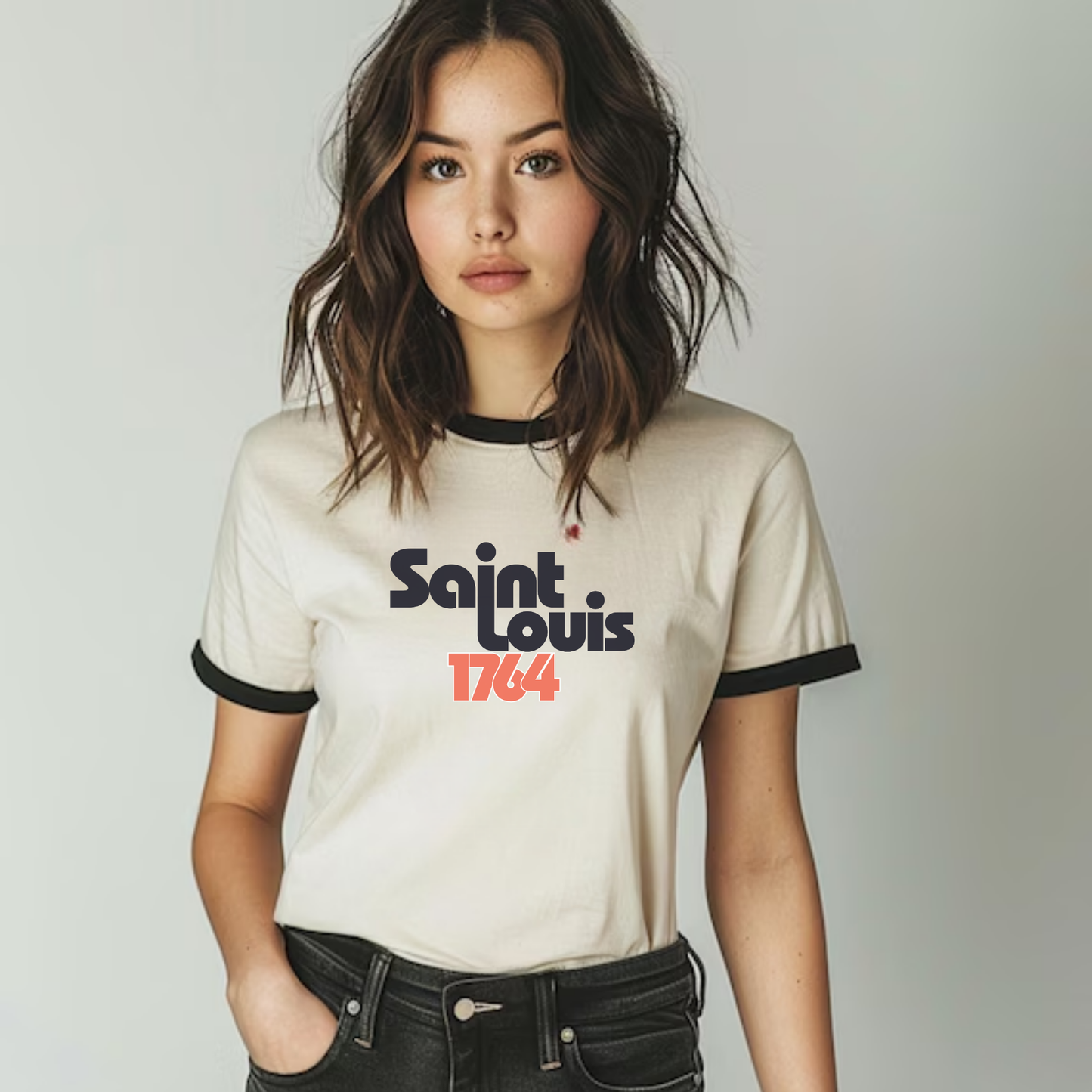 1764 Unisex ringer t-shirt