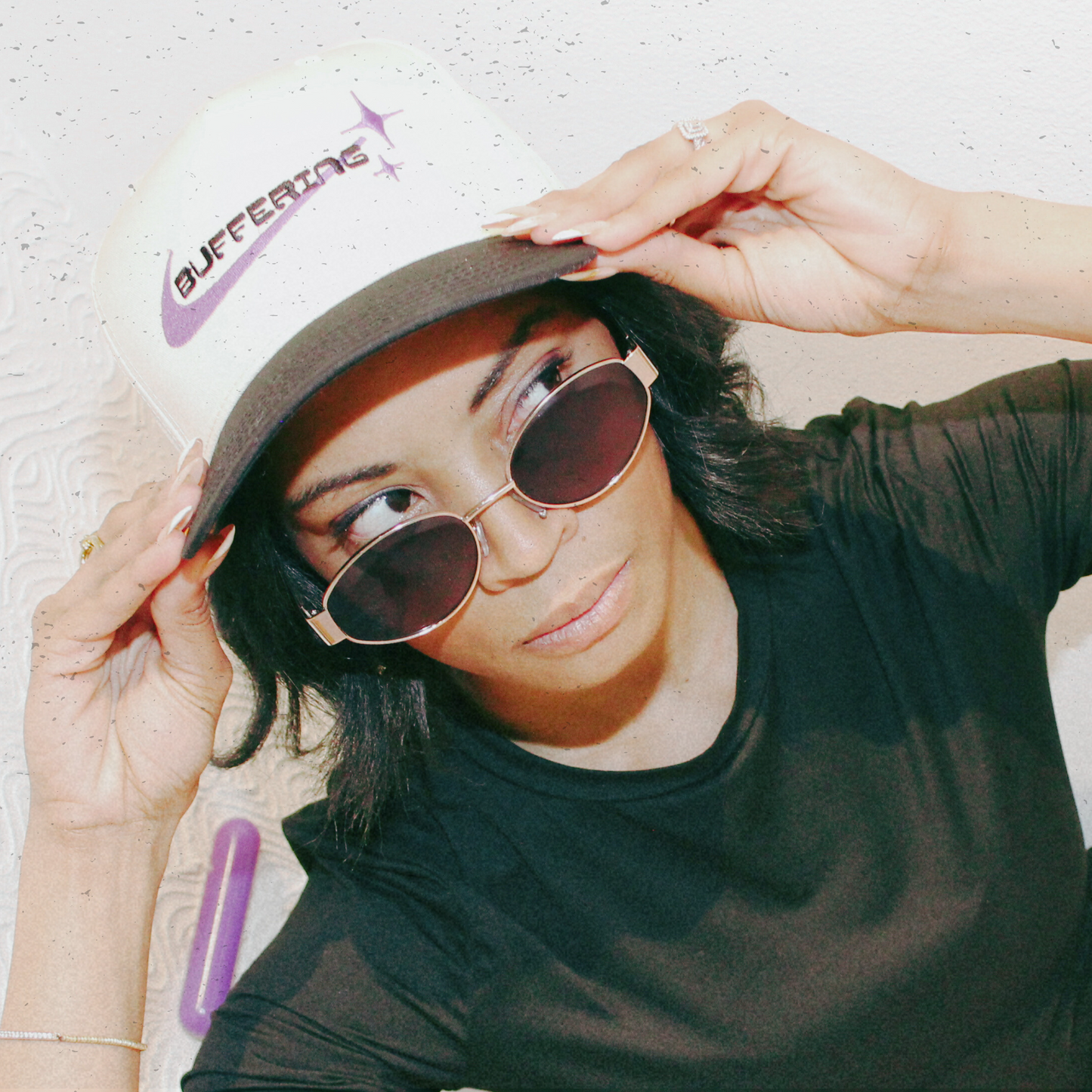 Buffering 5 panel cap