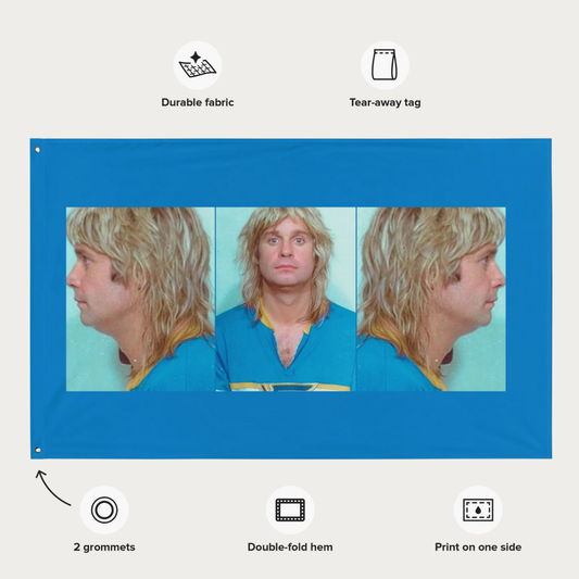 Ozzie mugshot Flag