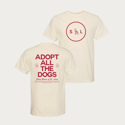 Adopt all the Dogs - Stray Rescue tee