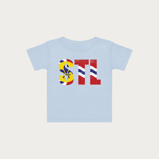 Baby STL Flag t-shirt