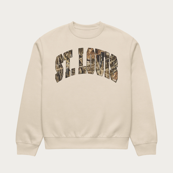 Camo Collegiate Oversized heavyweight sweatshirt