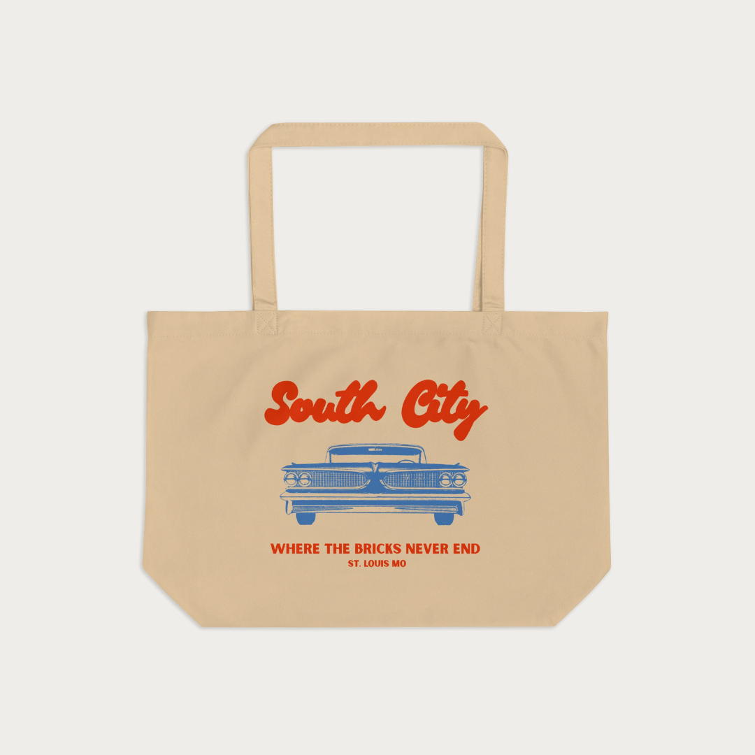South City Large organic tote bag