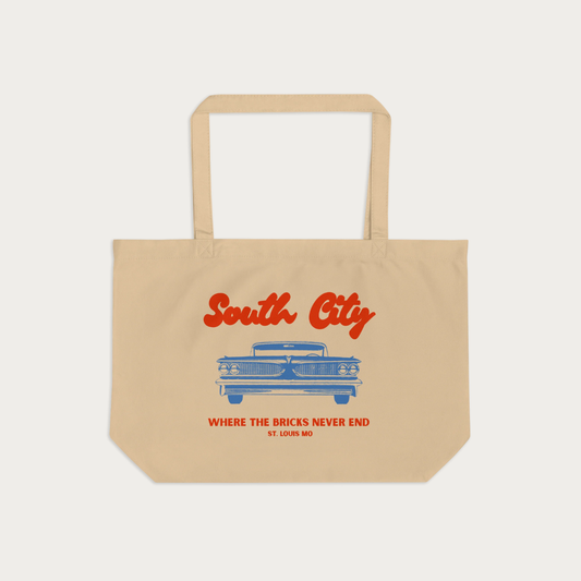 South City Large organic tote bag