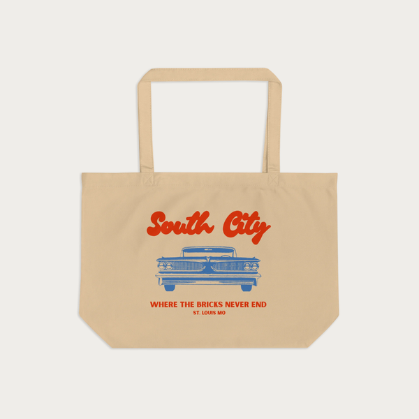 South City Large organic tote bag
