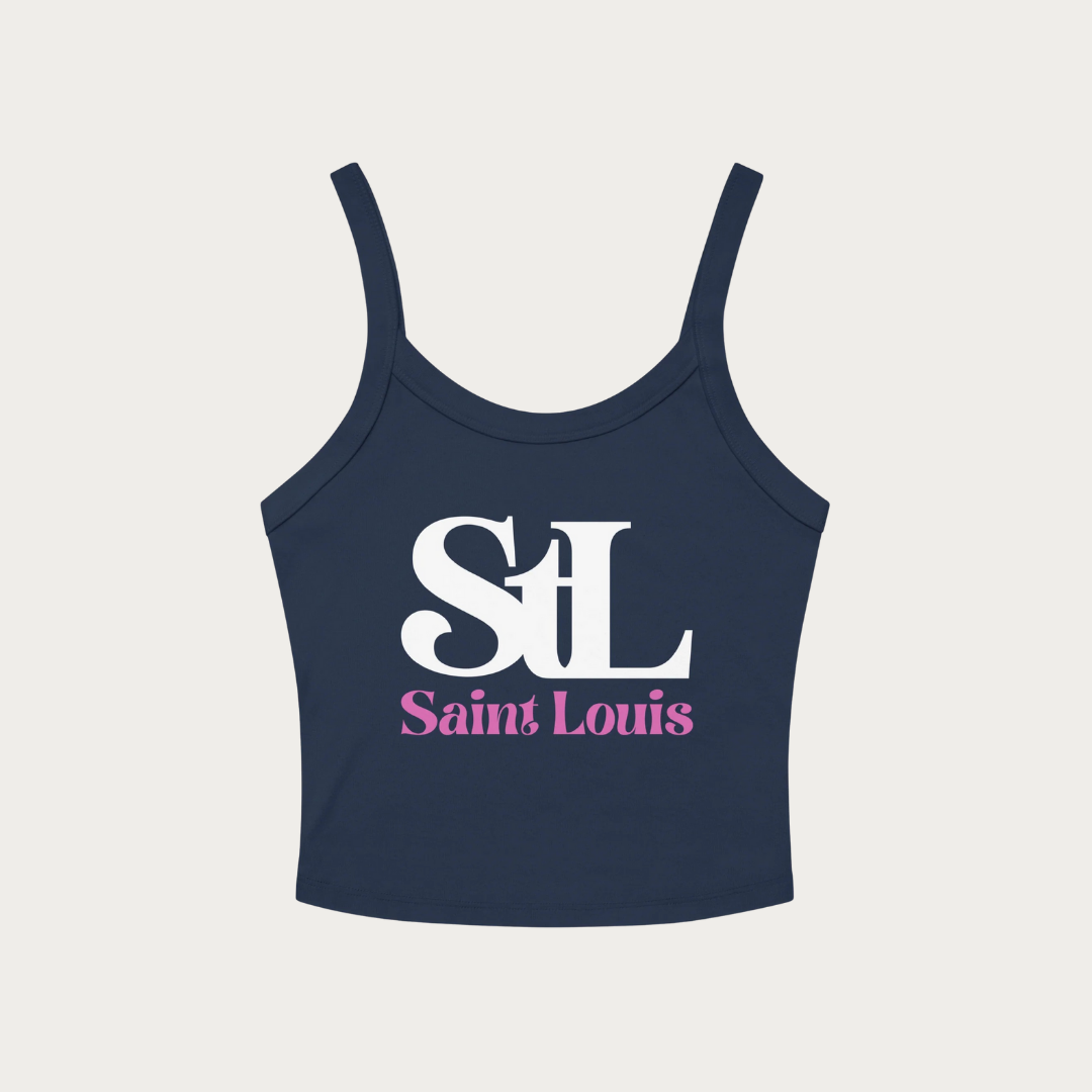Women’s STL Saint Louis micro-rib tank top