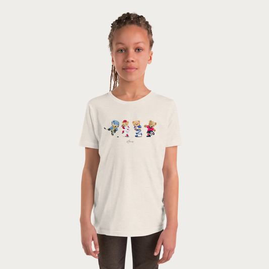 Sporty Bears Youth Short Sleeve T-Shirt