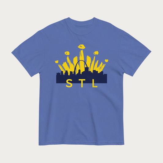 Unisex garment-dyed heavyweight t-shirt