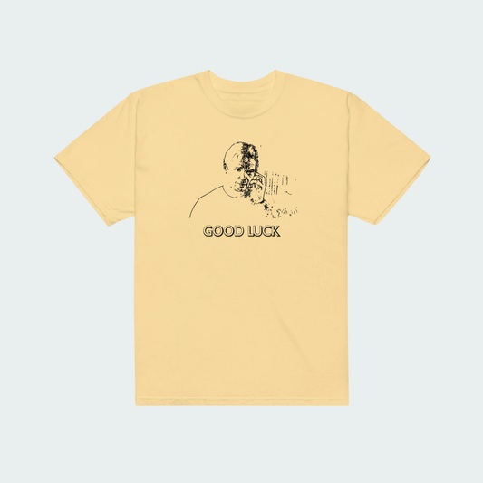 "Good Luck" garment-dyed t-shirt