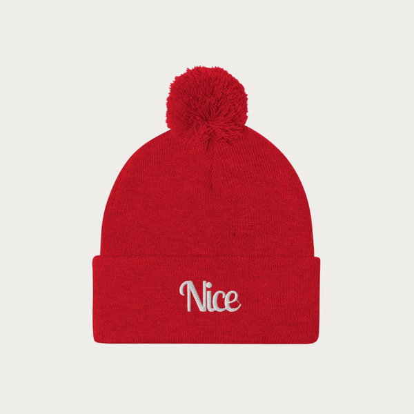 Nice Pom-Pom Beanie