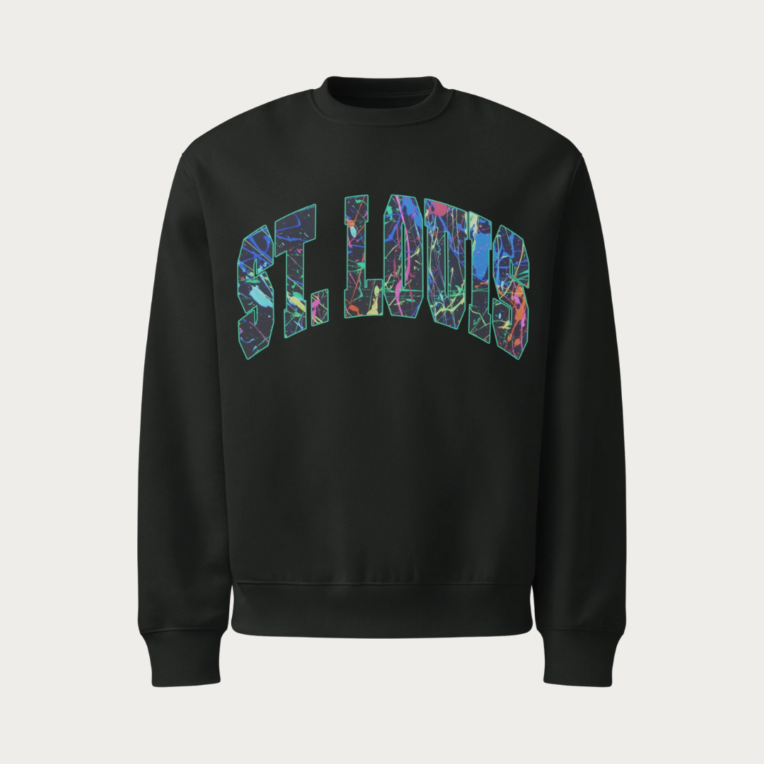 Splatter Oversized heavyweight sweatshirt