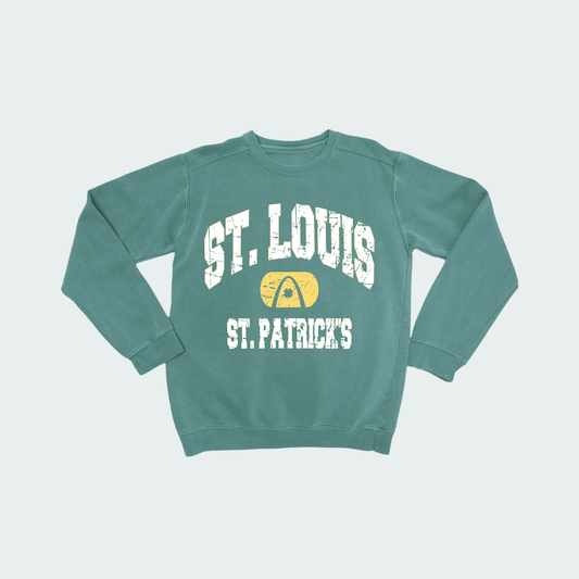 St. Patricks garment-dyed sweatshirt
