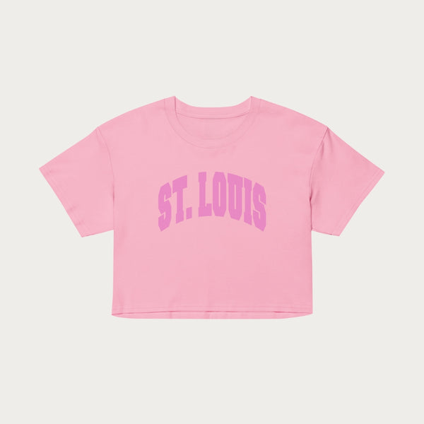 Pink St. Louis Collegiate Crewneck
