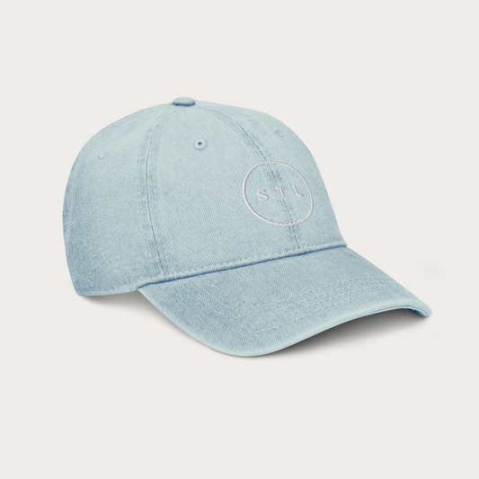 City Circle Denim Dad Cap