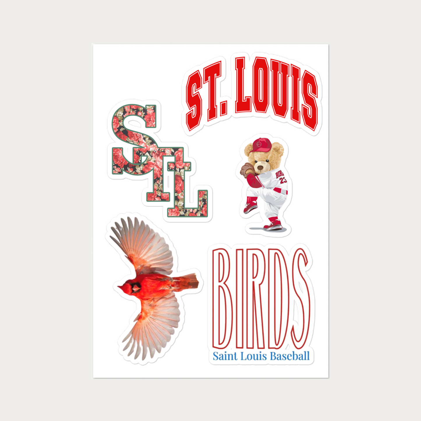 Baseball Sticker Sheet