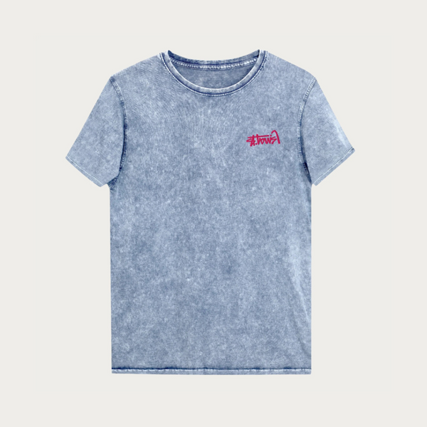 Embroidered St.Lussy Denim T-Shirt