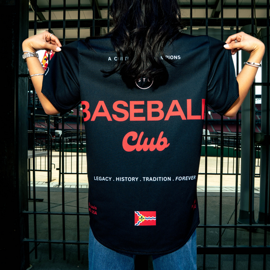 Black STL Baseball jersey
