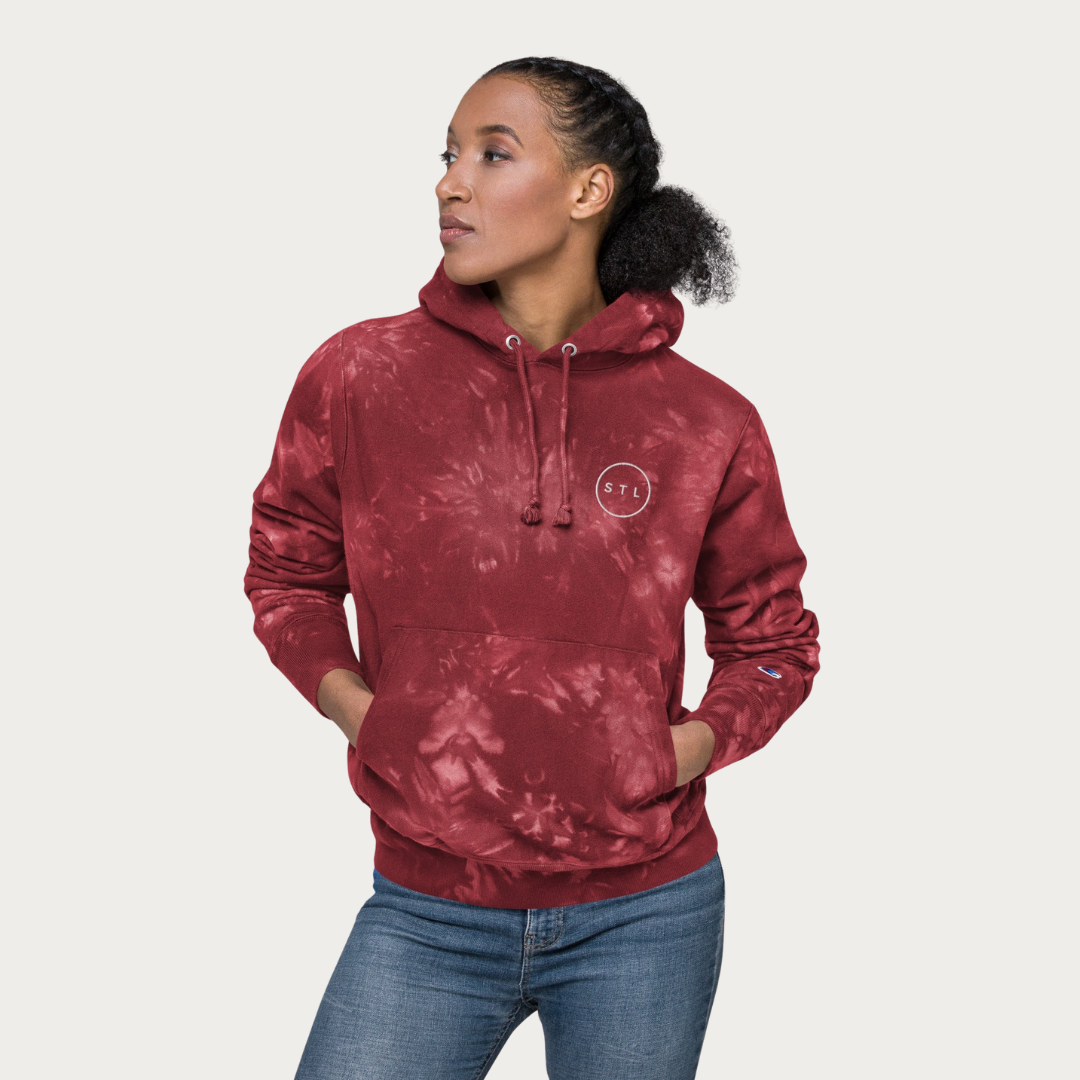Unisex Champion tie-dye hoodie