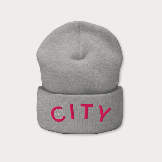 STL City Circle Cuffed Beanie