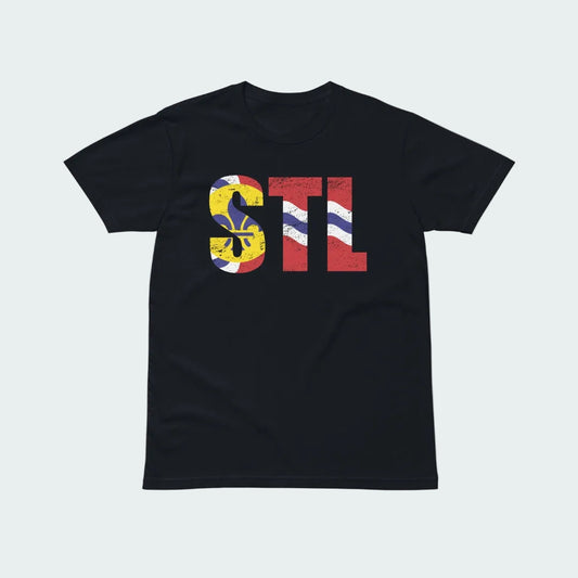 The OG Navy STL Flag premium t-shirt